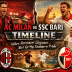 Ac milan vs ssc bari timeline