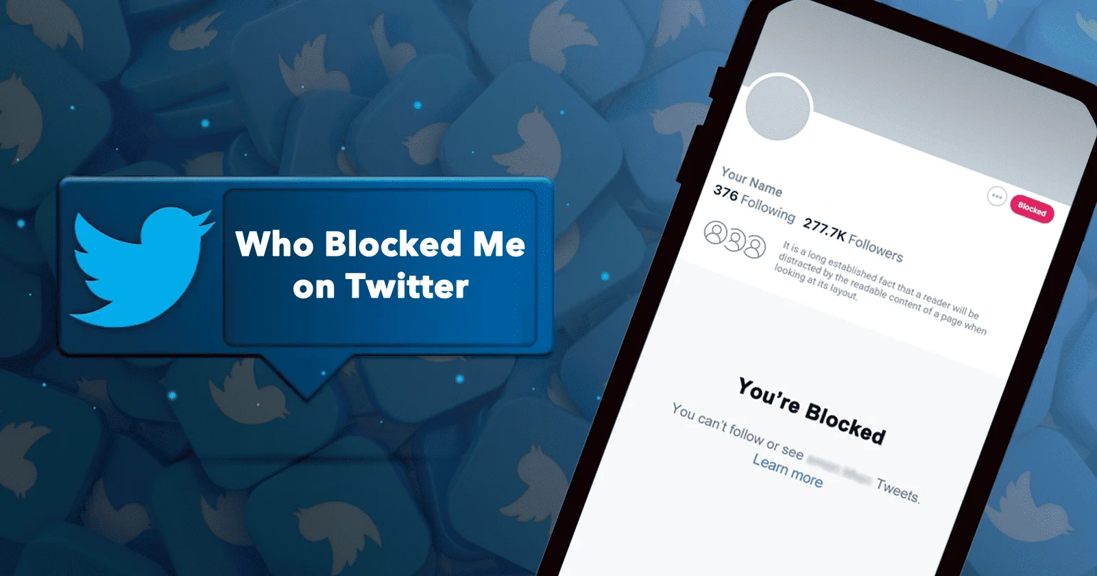 Who blocked me on twitter
