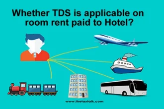 Tds on hotel room rent