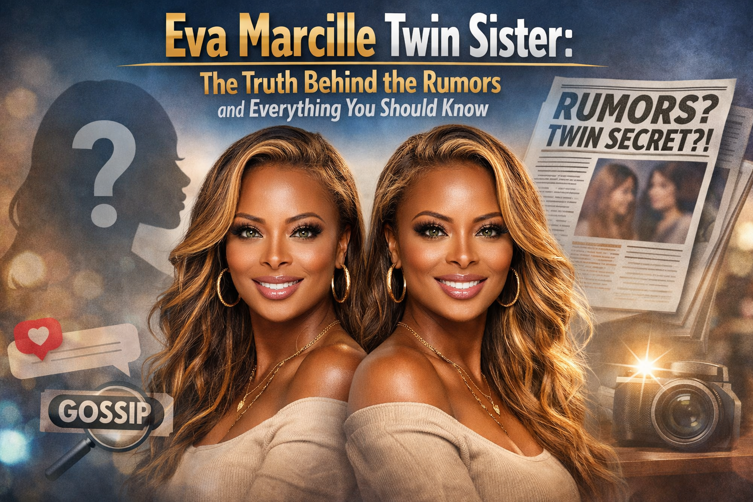 Eva marcille twin sister